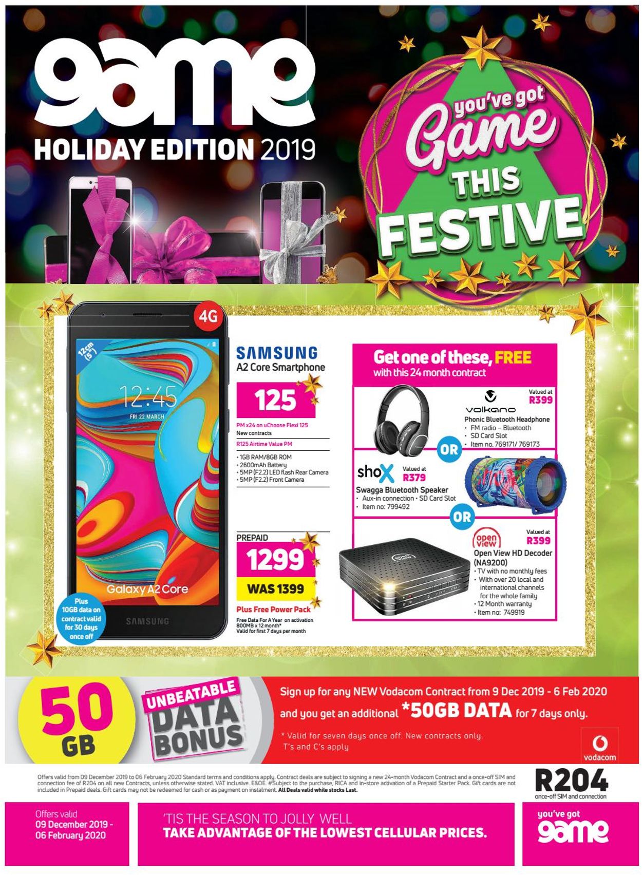 Game Holiday Catalogue 2019 Catalogue - 2019/12/09-2020/02/06