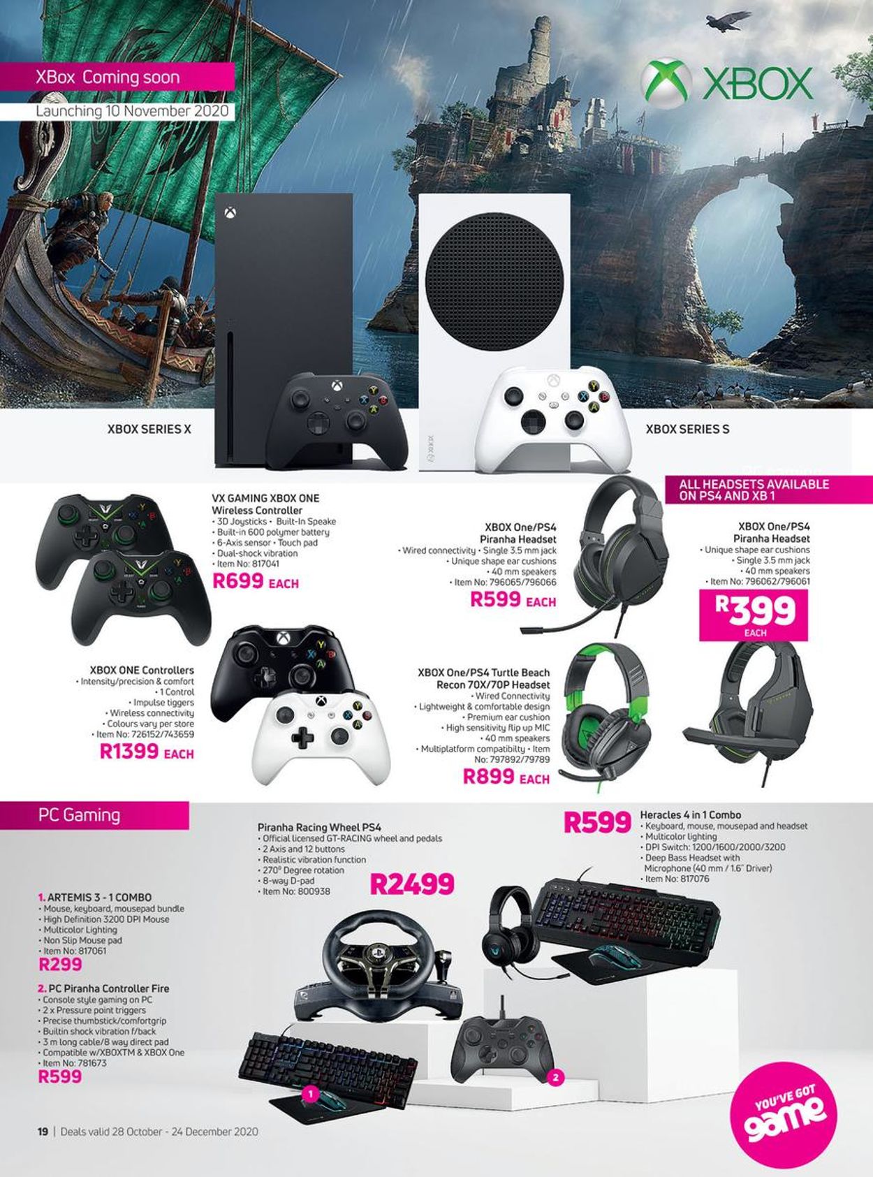 Game Catalogue - 2020/10/28-2020/12/24 (Page 19)