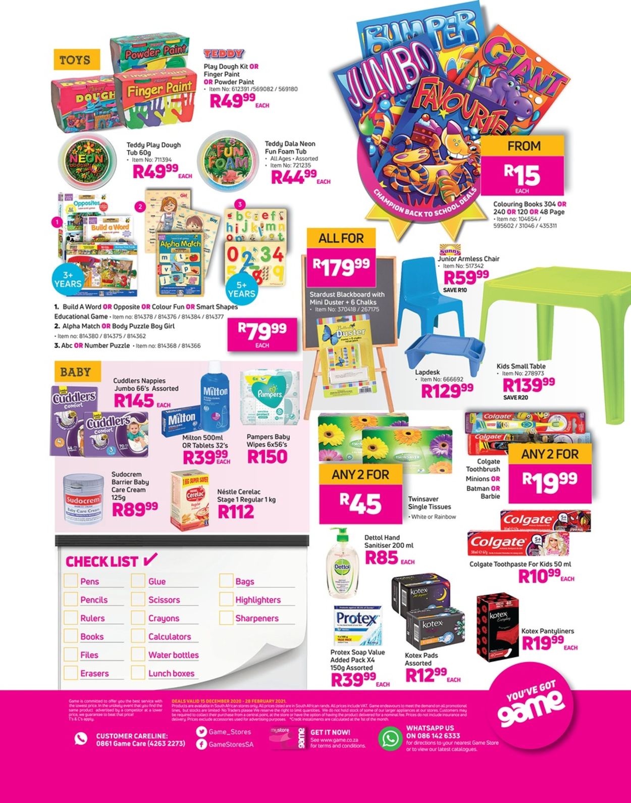 Game Back To School Catalogue - 2020/12/15-2021/02/28 (Page 12)