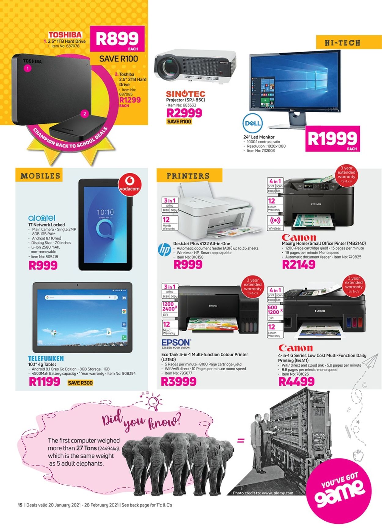 Game Back To School 2021 Catalogue - 2021/01/20-2021/02/28 (Page 15)