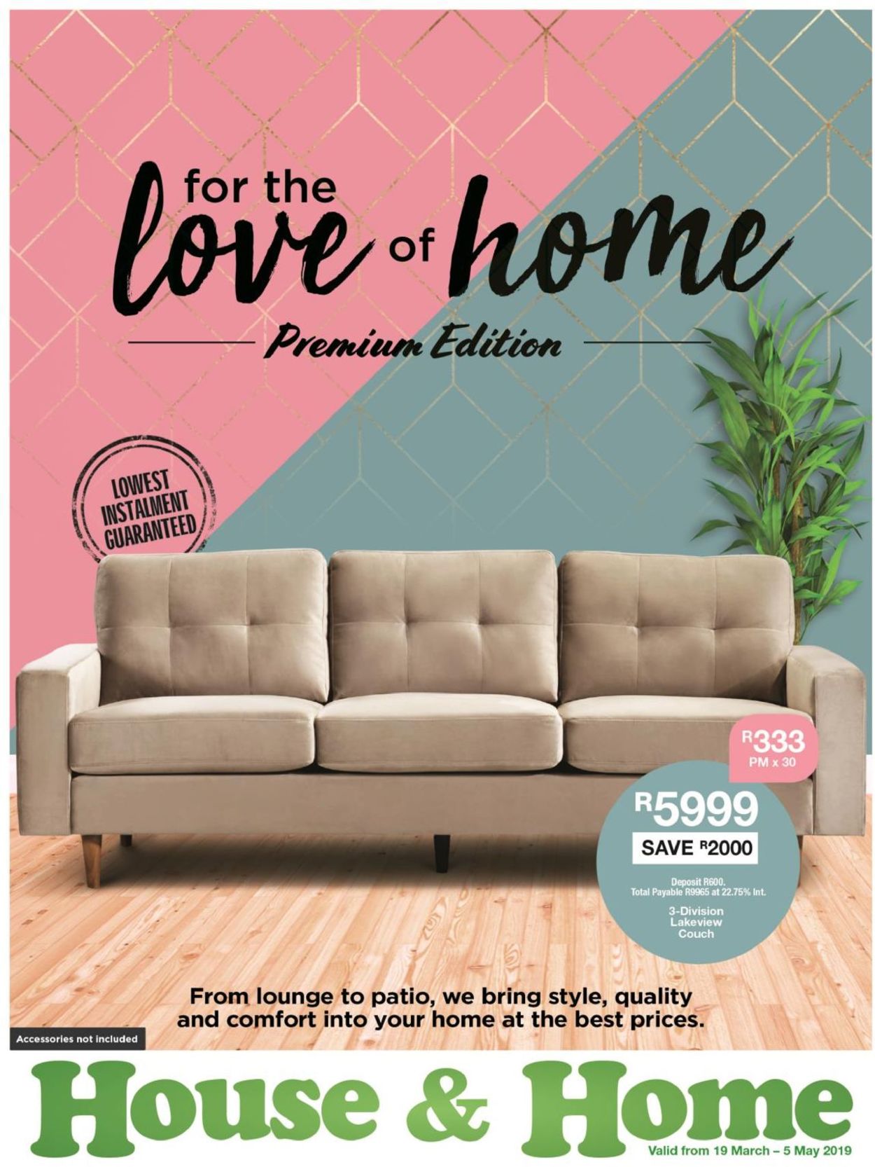 House & Home Catalogue - 2019/03/19-2019/05/05