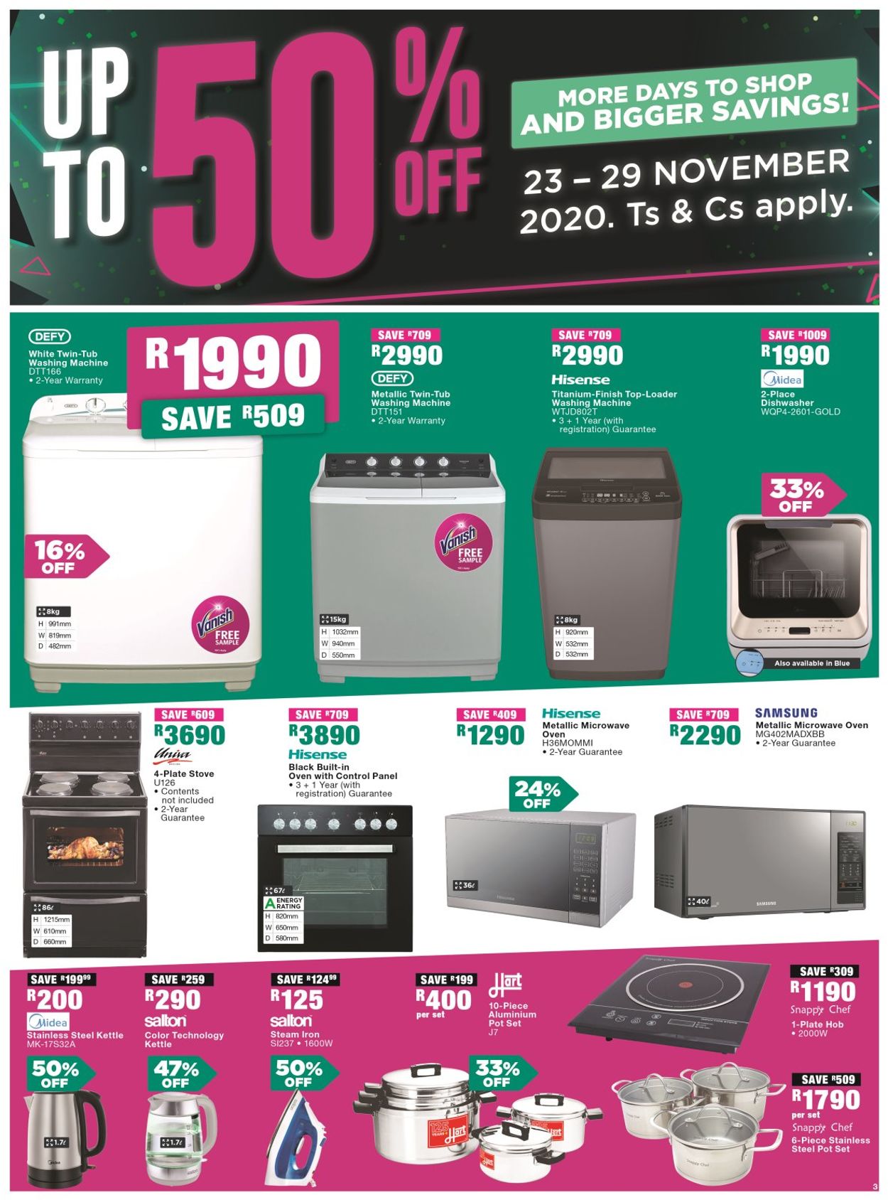 House & Home Black Friday 2020 Catalogue - 2020/11/23-2020/11/29 (Page 3)