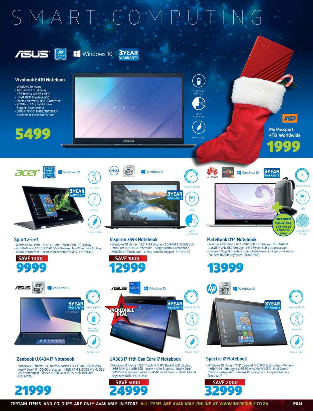 Incredible Connection Christmas 2020 Catalogue - 2020/12/02-2020/12/24 (Page 21)