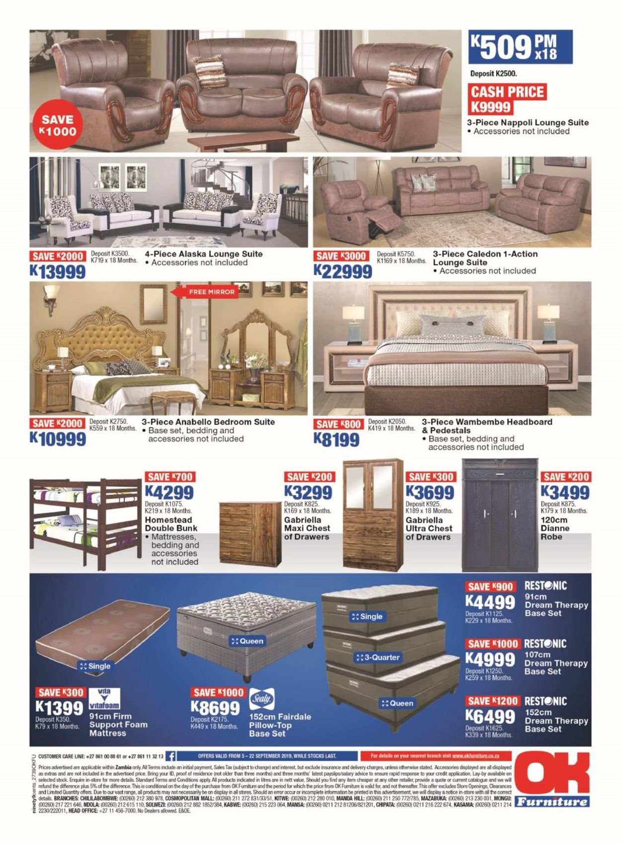 OK Furniture Catalogue - 2019/09/06-2019/09/22 (Page 6)