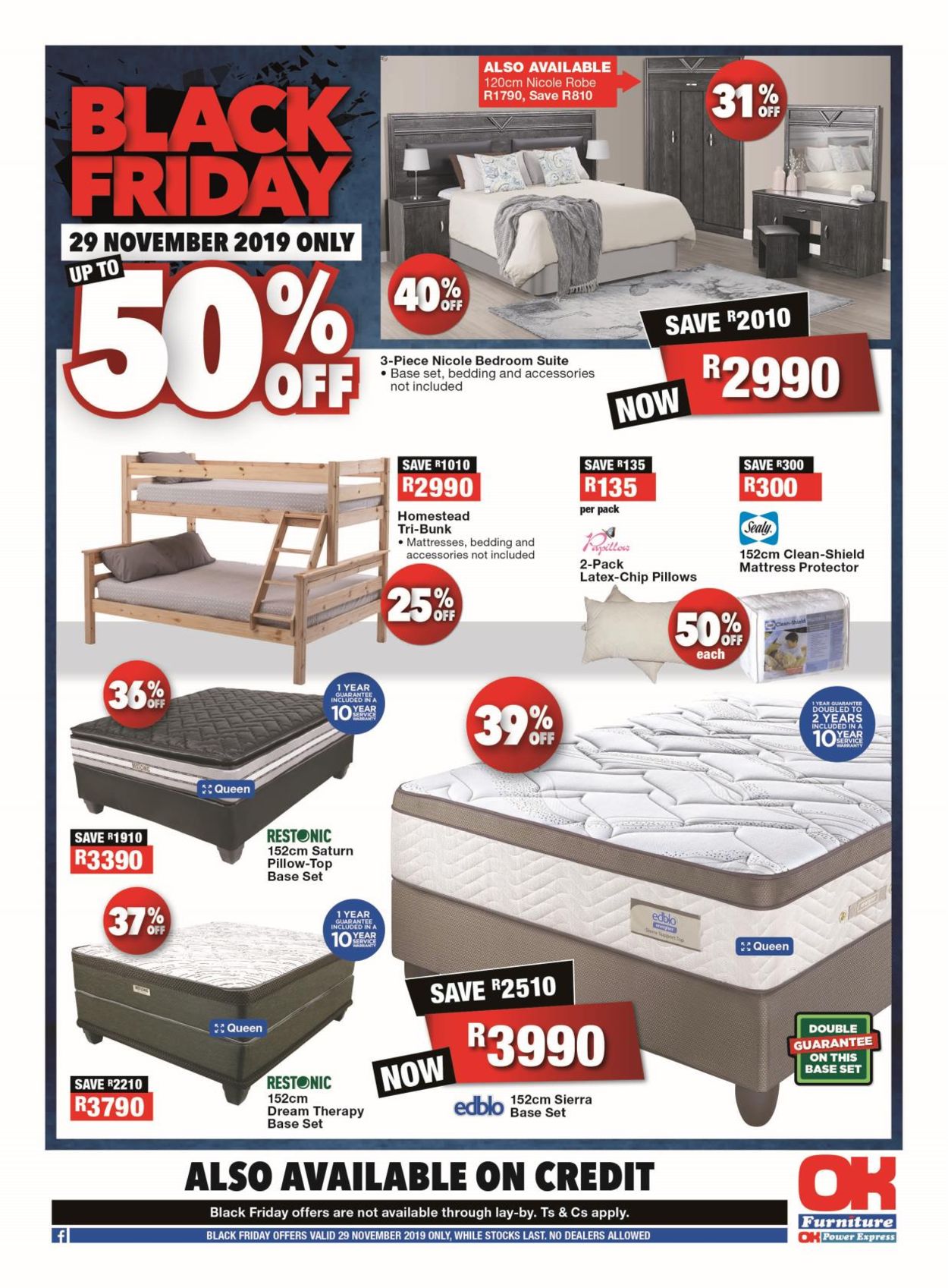OK Furniture Black Friday 2019 Catalogue - 2019/11/29-2019/11/29 (Page 8)