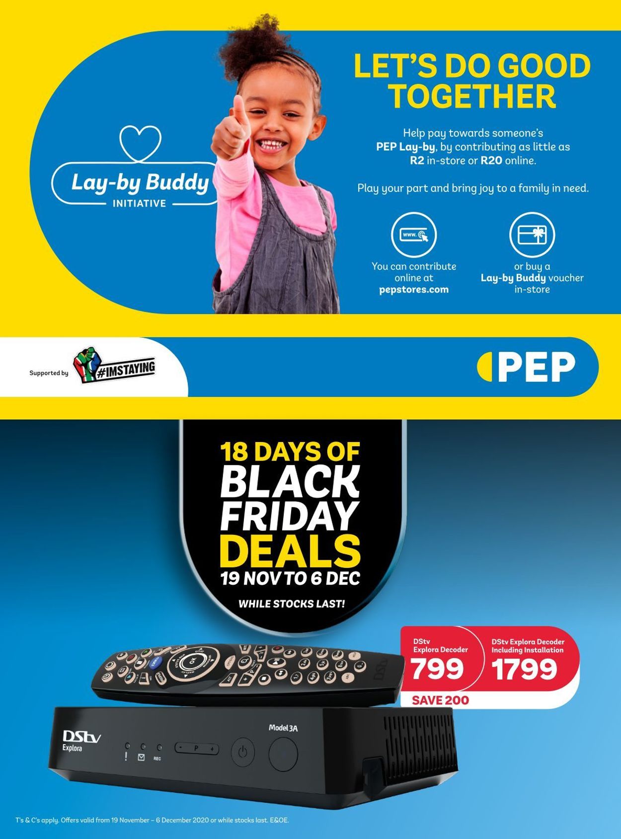 PEP Stores Black Friday 2020 Catalogue - 2020/11/20-2020/12/06 (Page 14)