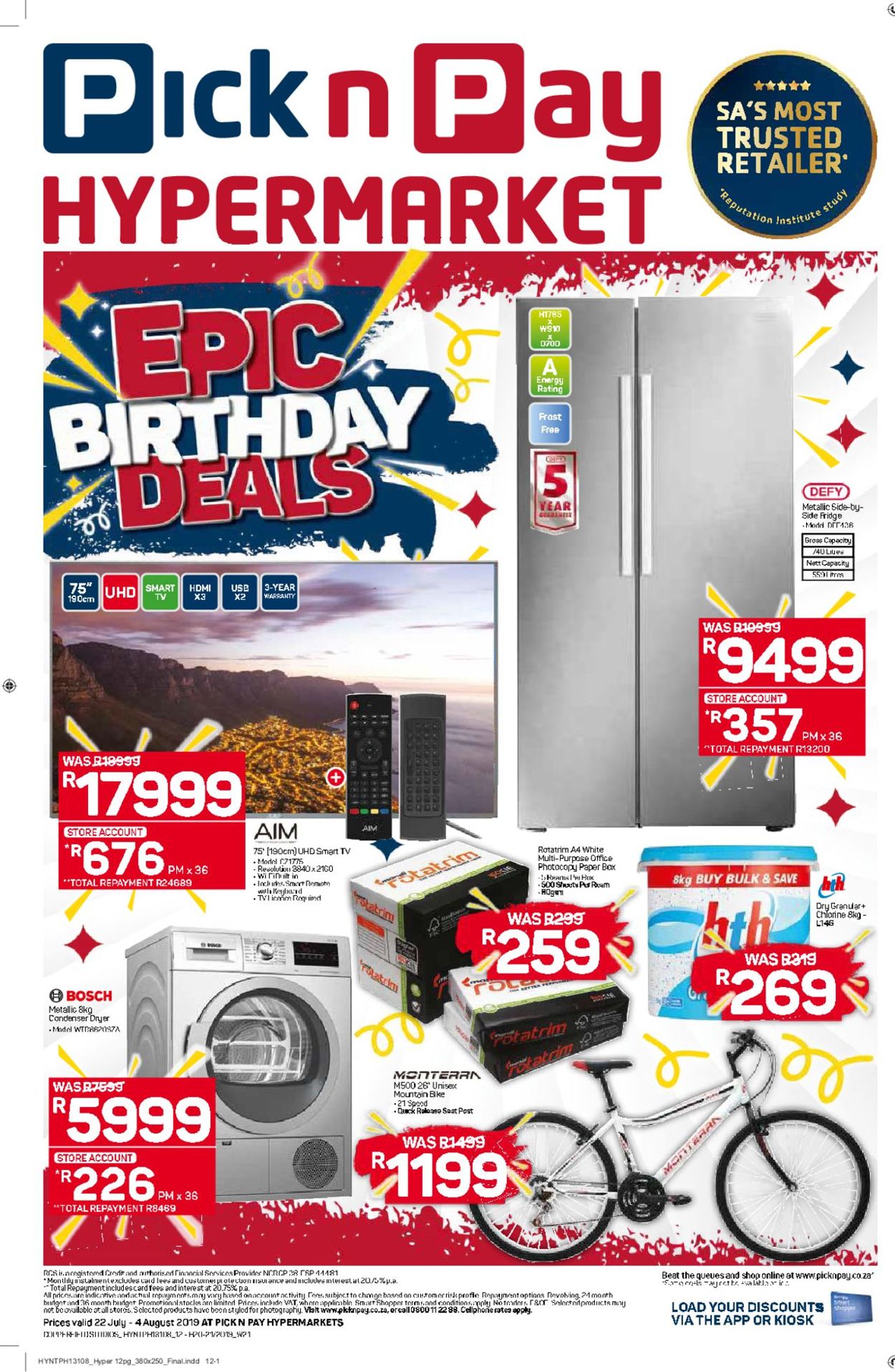 Pick n Pay Catalogue - 2019/07/22-2019/08/04 (Page 12)
