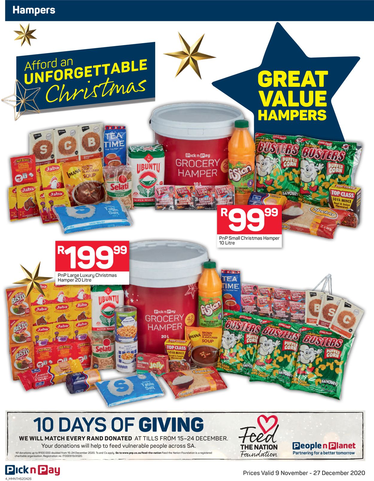 Pick n Pay Holidays 2020 Catalogue - 2020/11/09-2020/11/27 (Page 4)