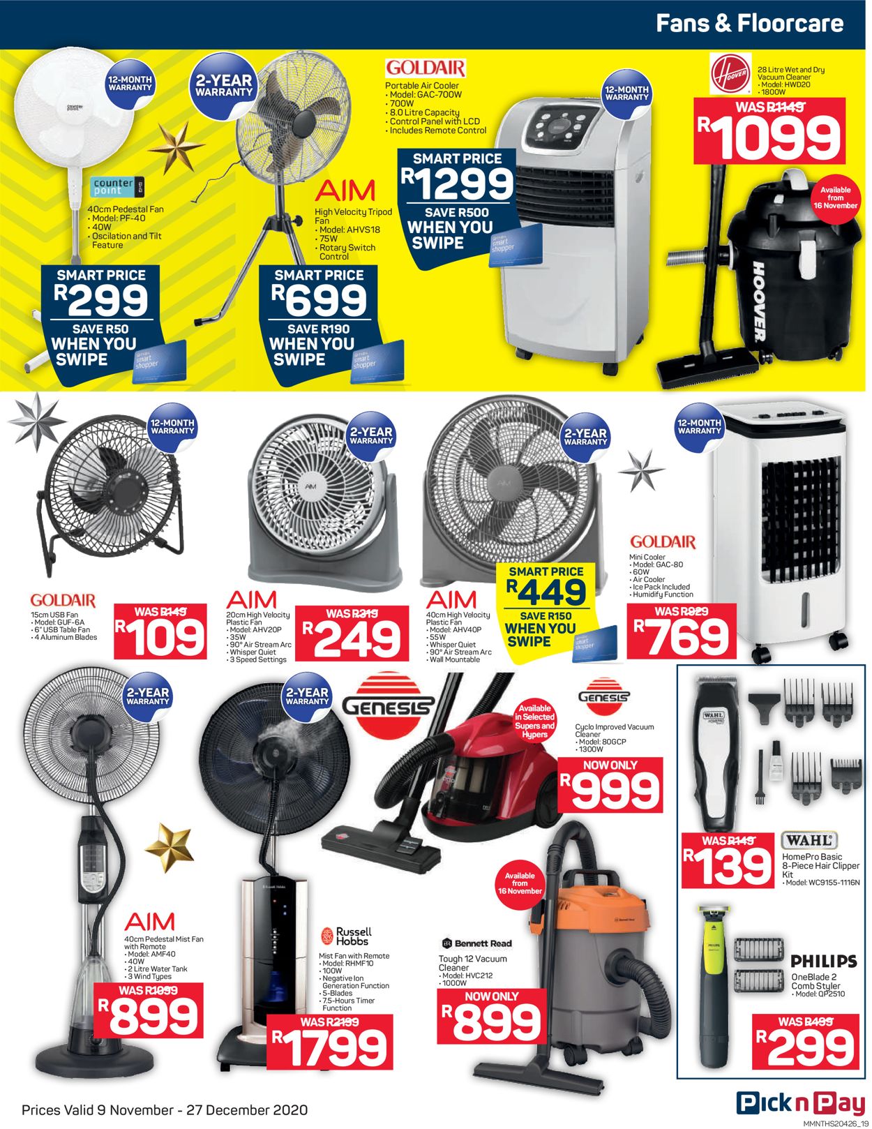 Pick n Pay Holidays 2020 Catalogue - 2020/11/09-2020/11/27 (Page 19)