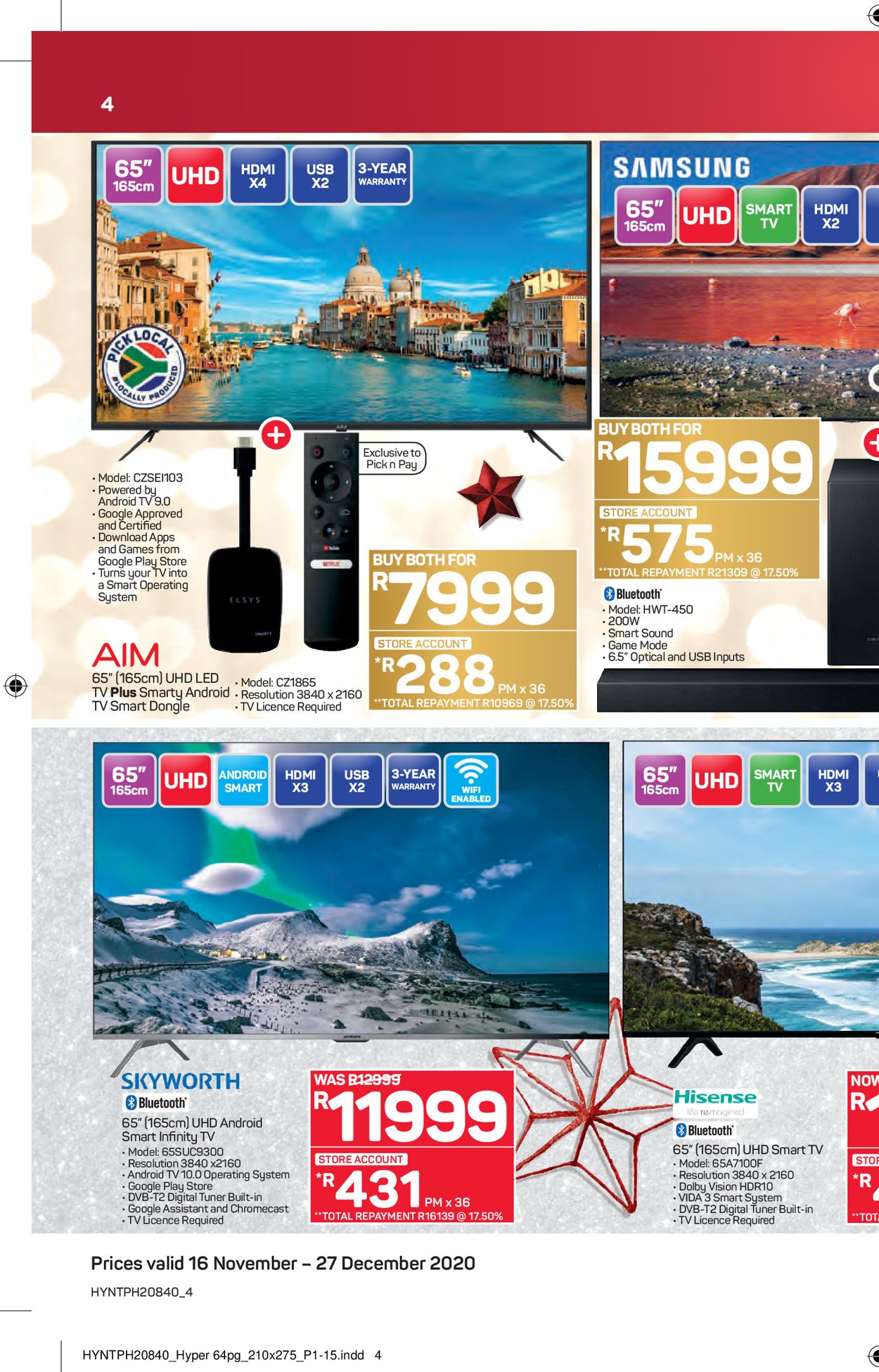 Pick n Pay Holidays 2020 Catalogue - 2020/11/16-2020/11/27 (Page 7)
