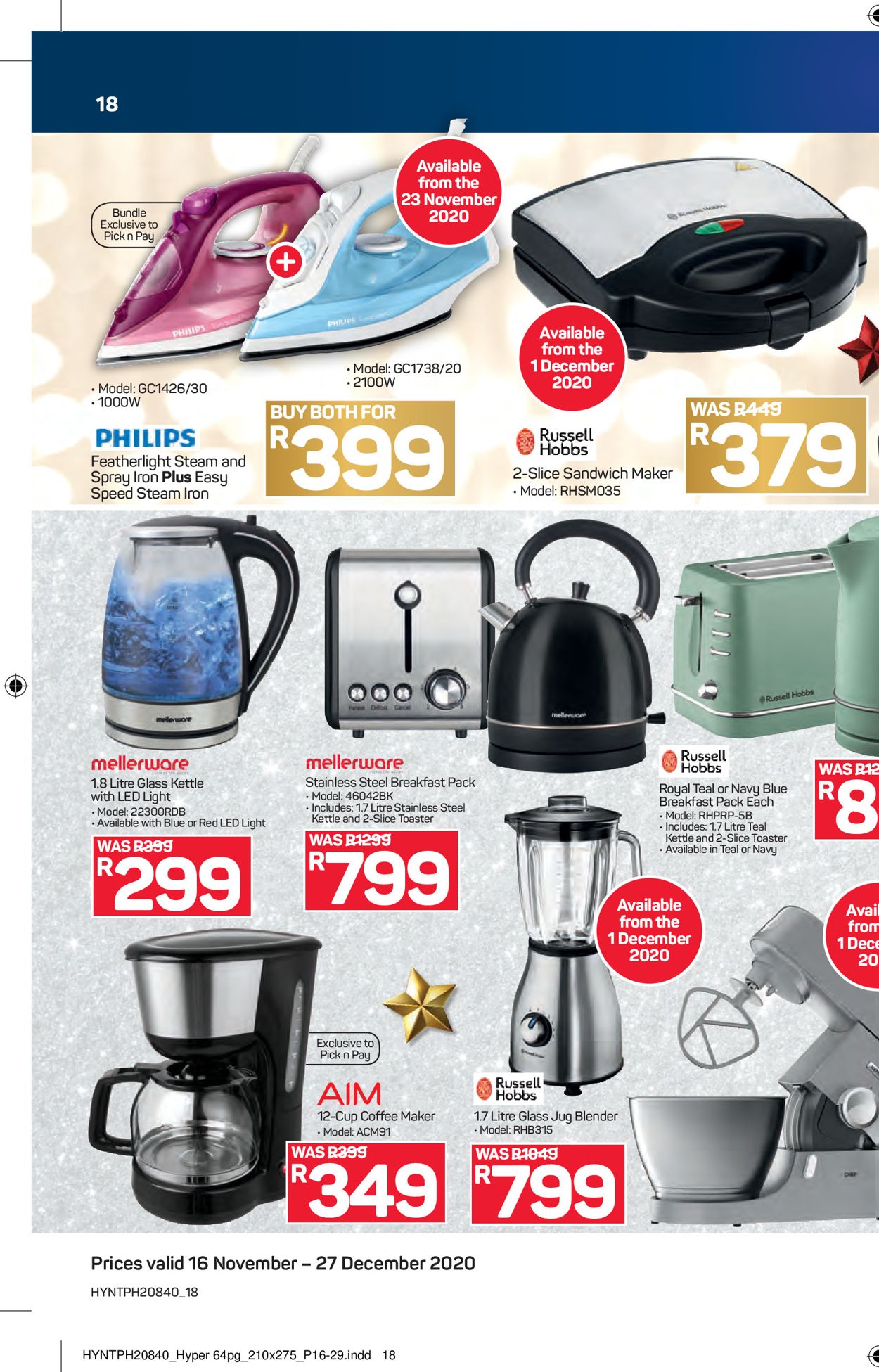Pick n Pay Holidays 2020 Catalogue - 2020/11/16-2020/11/27 (Page 35)