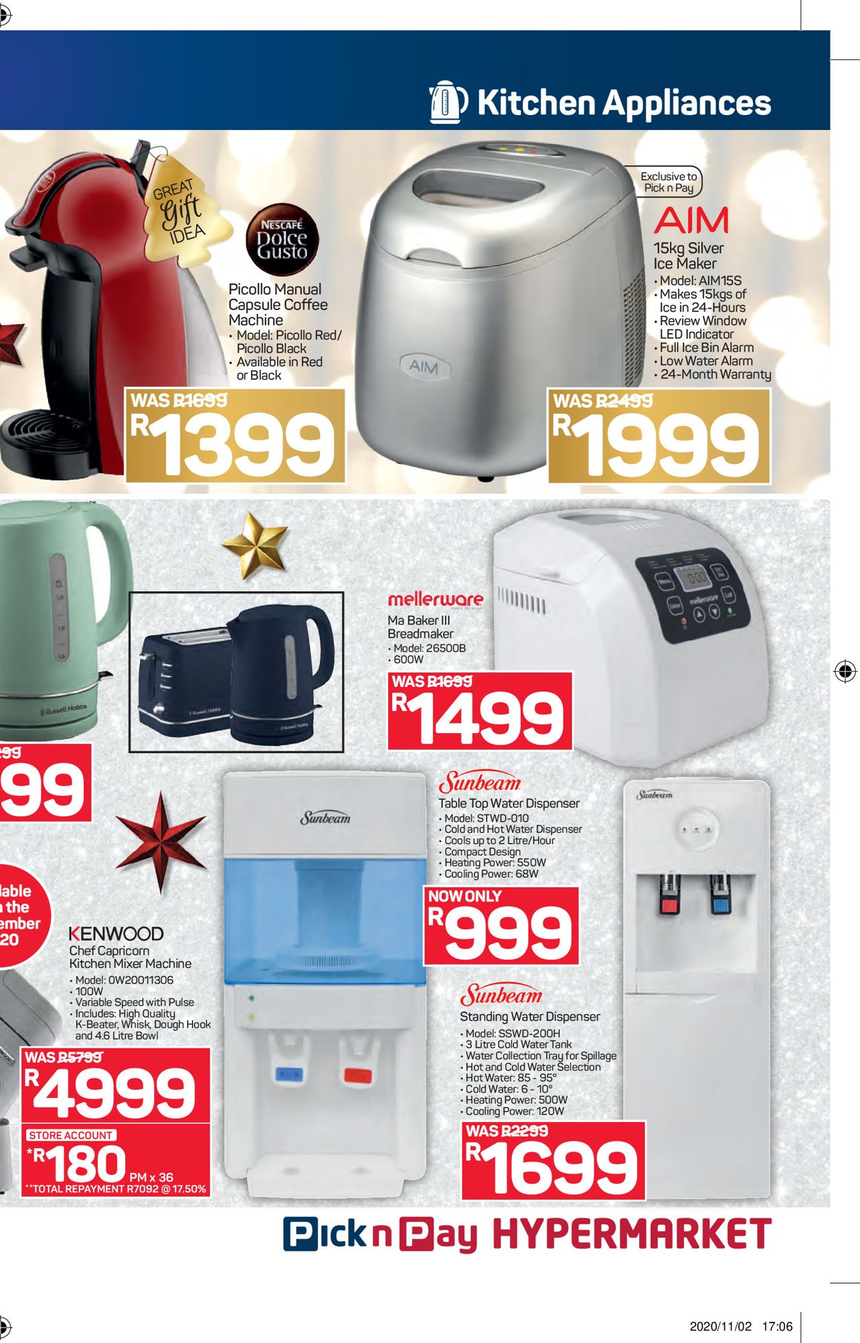 Pick n Pay Holidays 2020 Catalogue - 2020/11/16-2020/11/27 (Page 36)