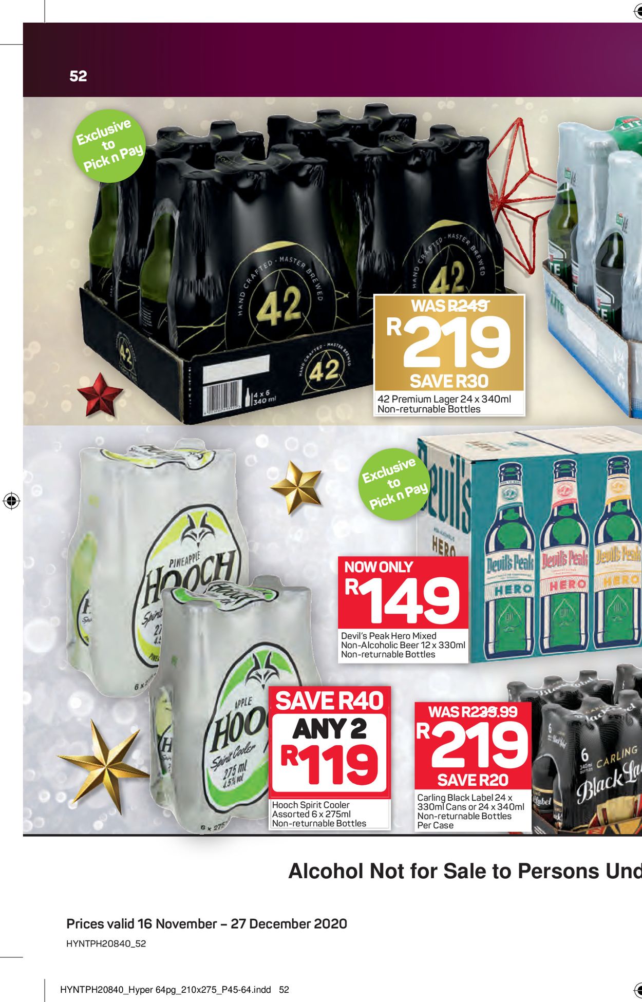 Pick n Pay Holidays 2020 Catalogue - 2020/11/16-2020/11/27 (Page 103)