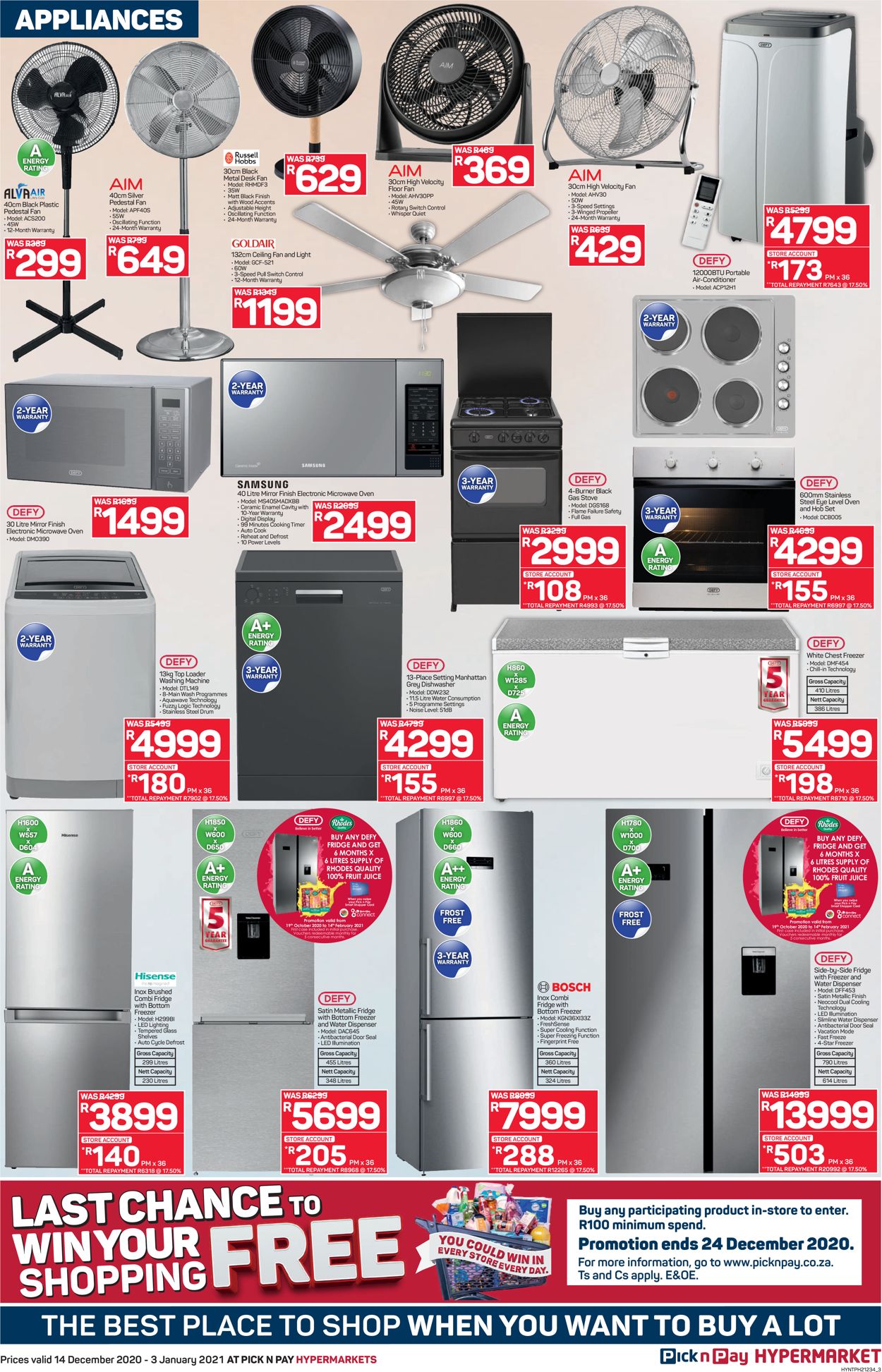 Pick n Pay Catalogue - 2020/12/14-2021/01/03 (Page 3)