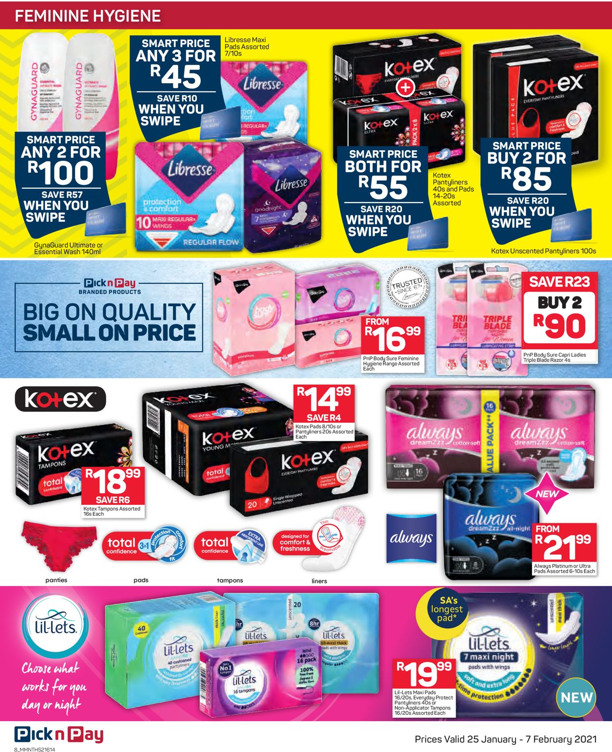 Pick n Pay Savings on Health and Beauty 2021 Catalogue - 2021/01/25-2021/02/07 (Page 8)