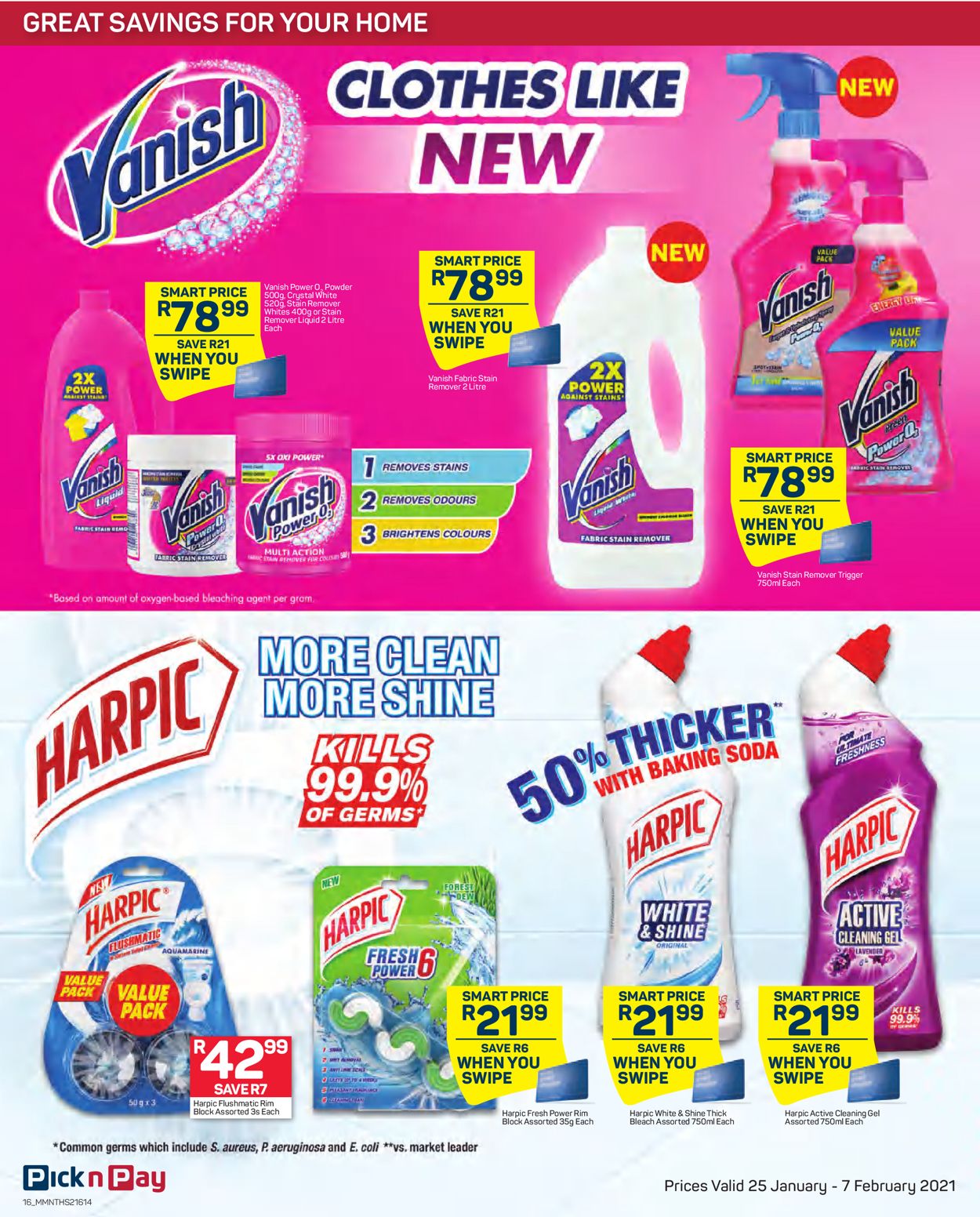 Pick n Pay Savings on Health and Beauty 2021 Catalogue - 2021/01/25-2021/02/07 (Page 16)