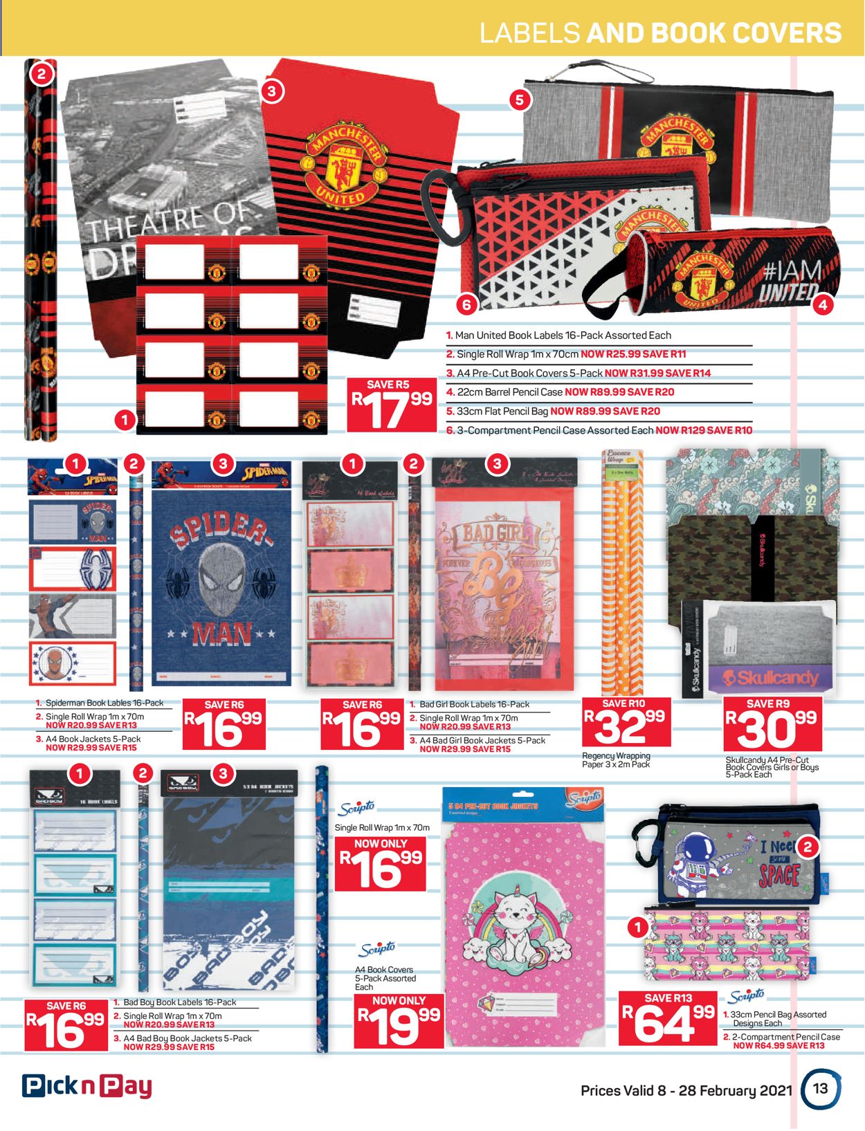 Pick n Pay Back to School 2021 Catalogue - 2021/02/08-2021/02/28 (Page 13)