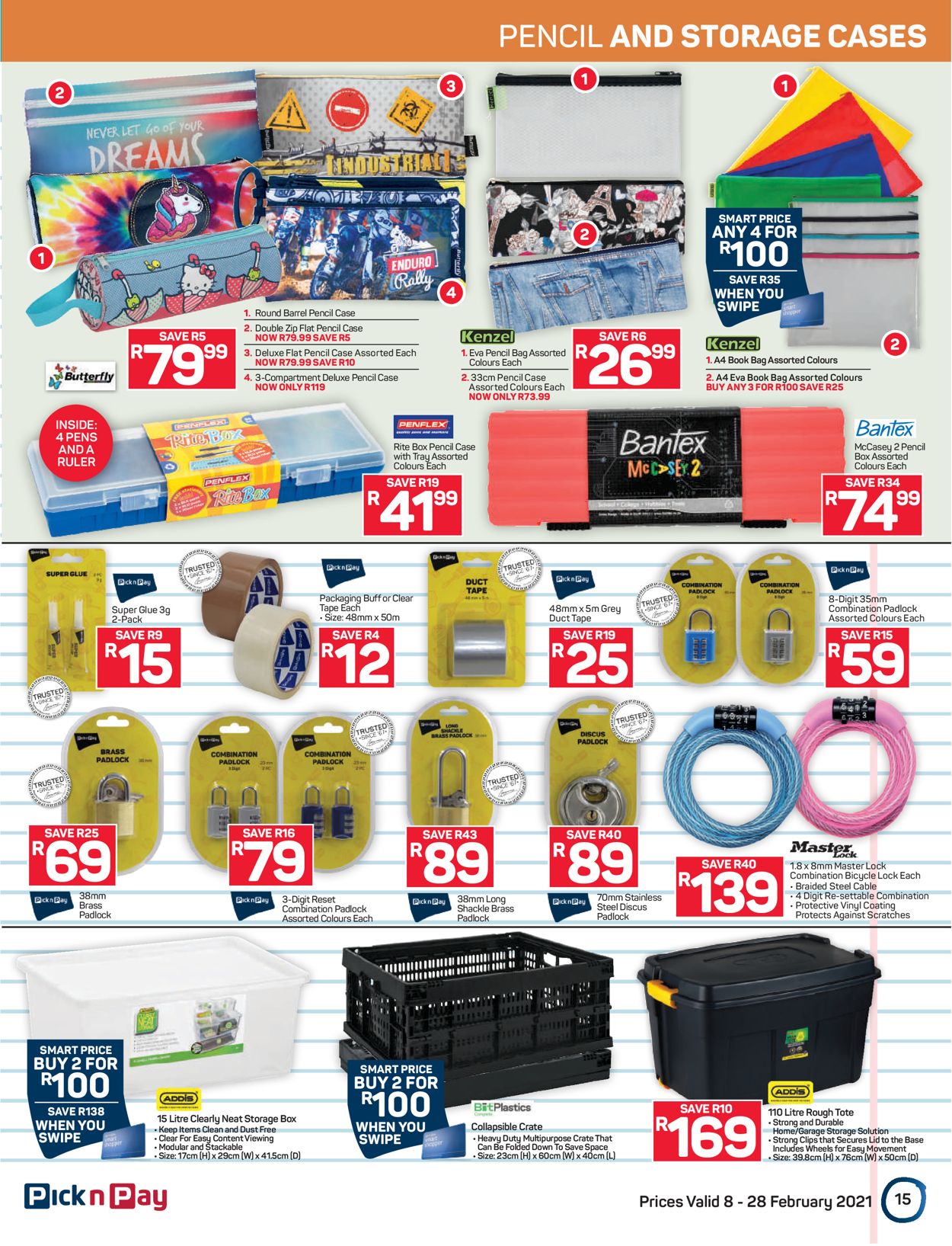 Pick n Pay Back to School 2021 Catalogue - 2021/02/08-2021/02/28 (Page 15)