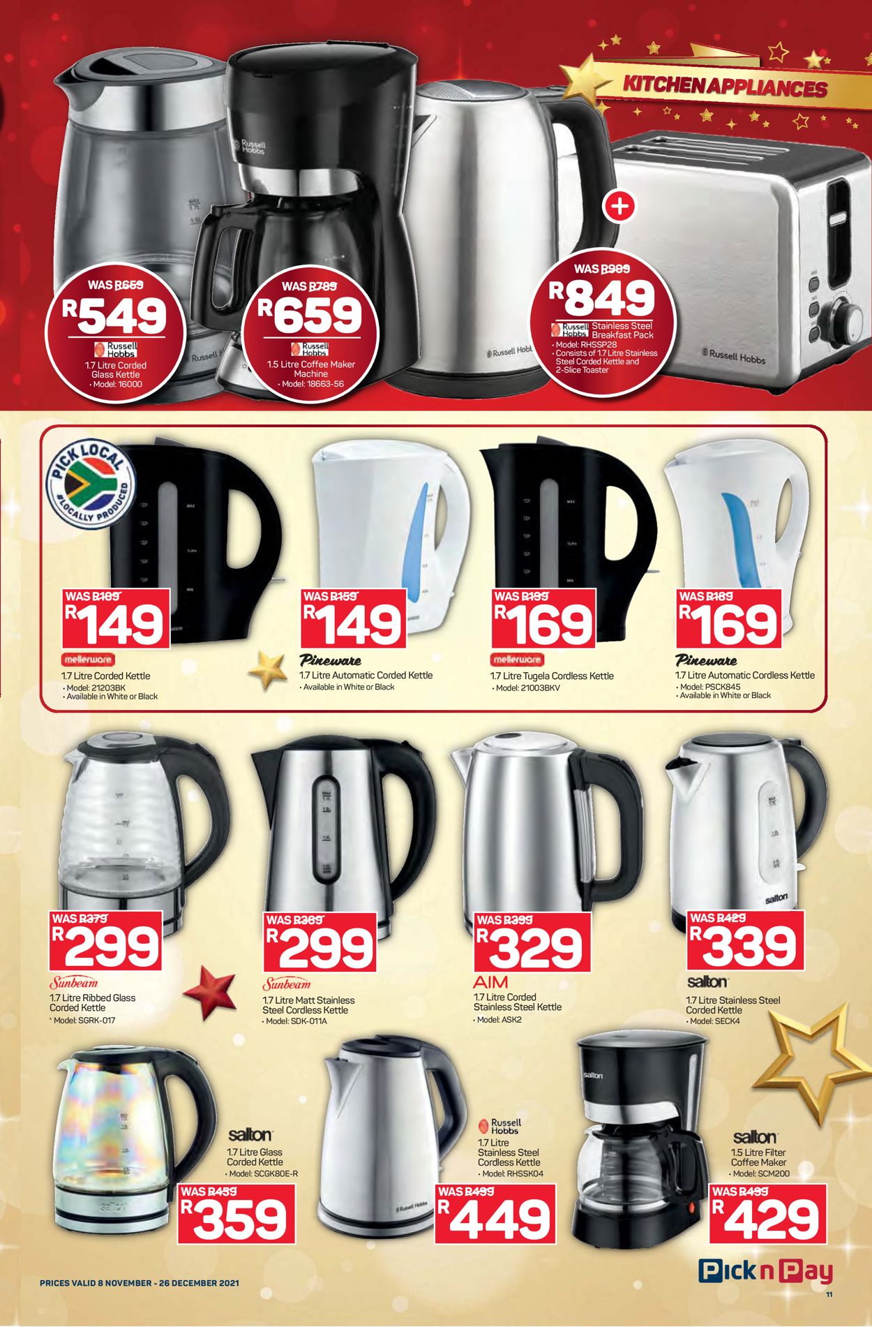 Pick n Pay Catalogue - 2021/11/08-2021/11/26 (Page 11)