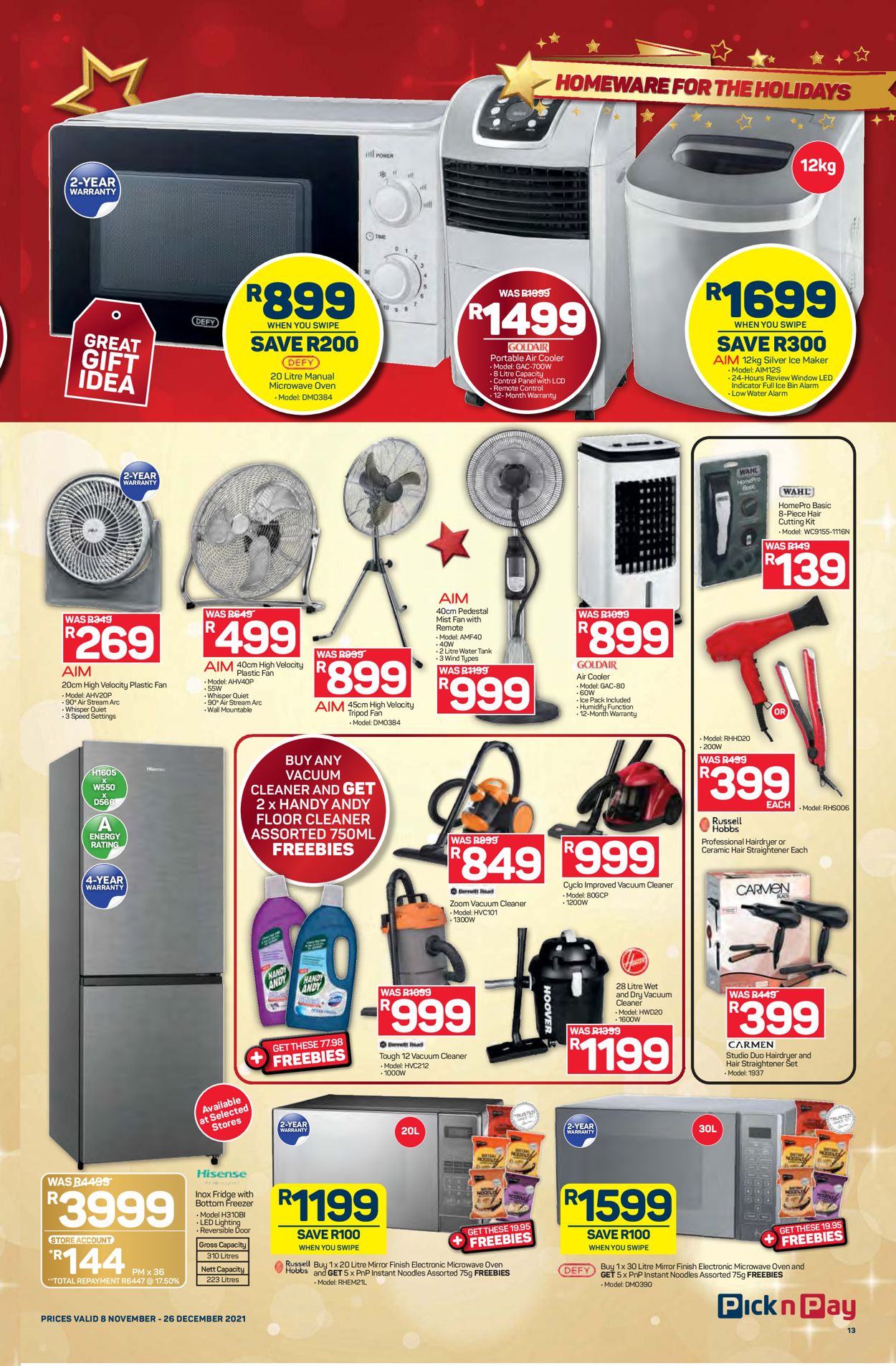 Pick n Pay Catalogue - 2021/11/08-2021/11/26 (Page 13)