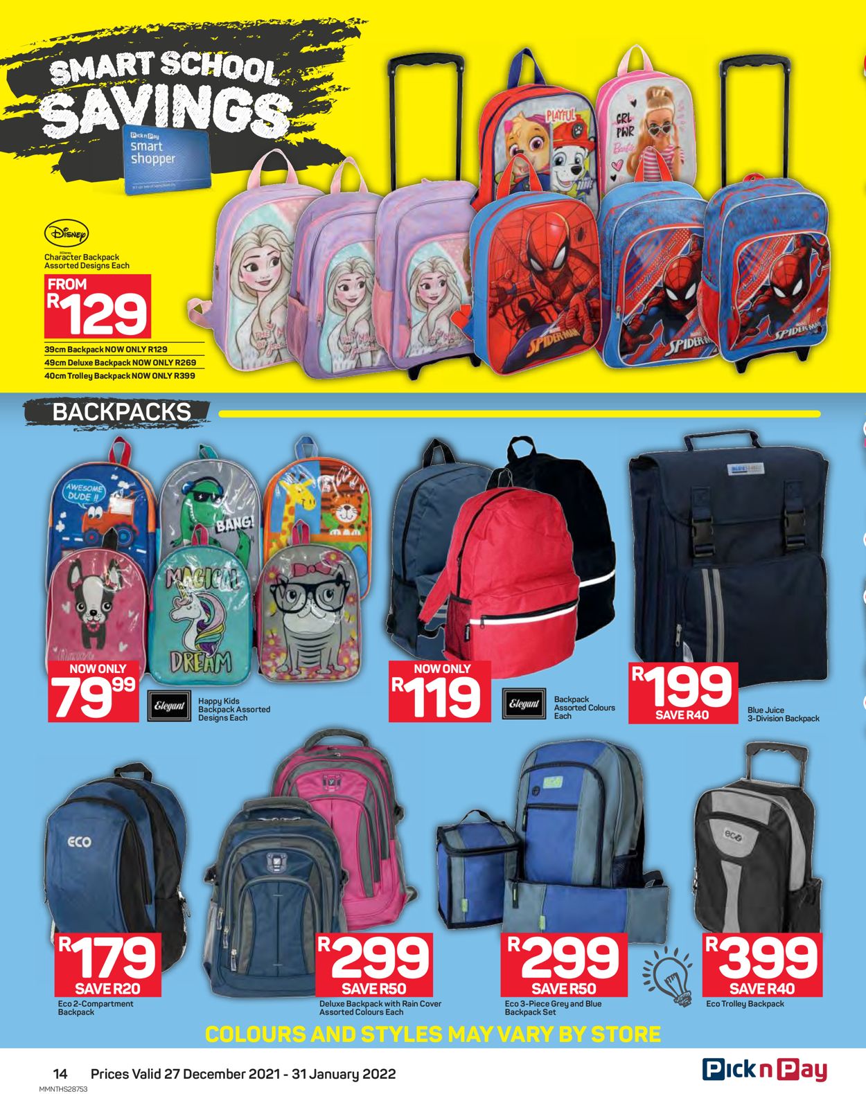 Pick n Pay Catalogue - 2021/12/27-2022/01/31 (Page 14)