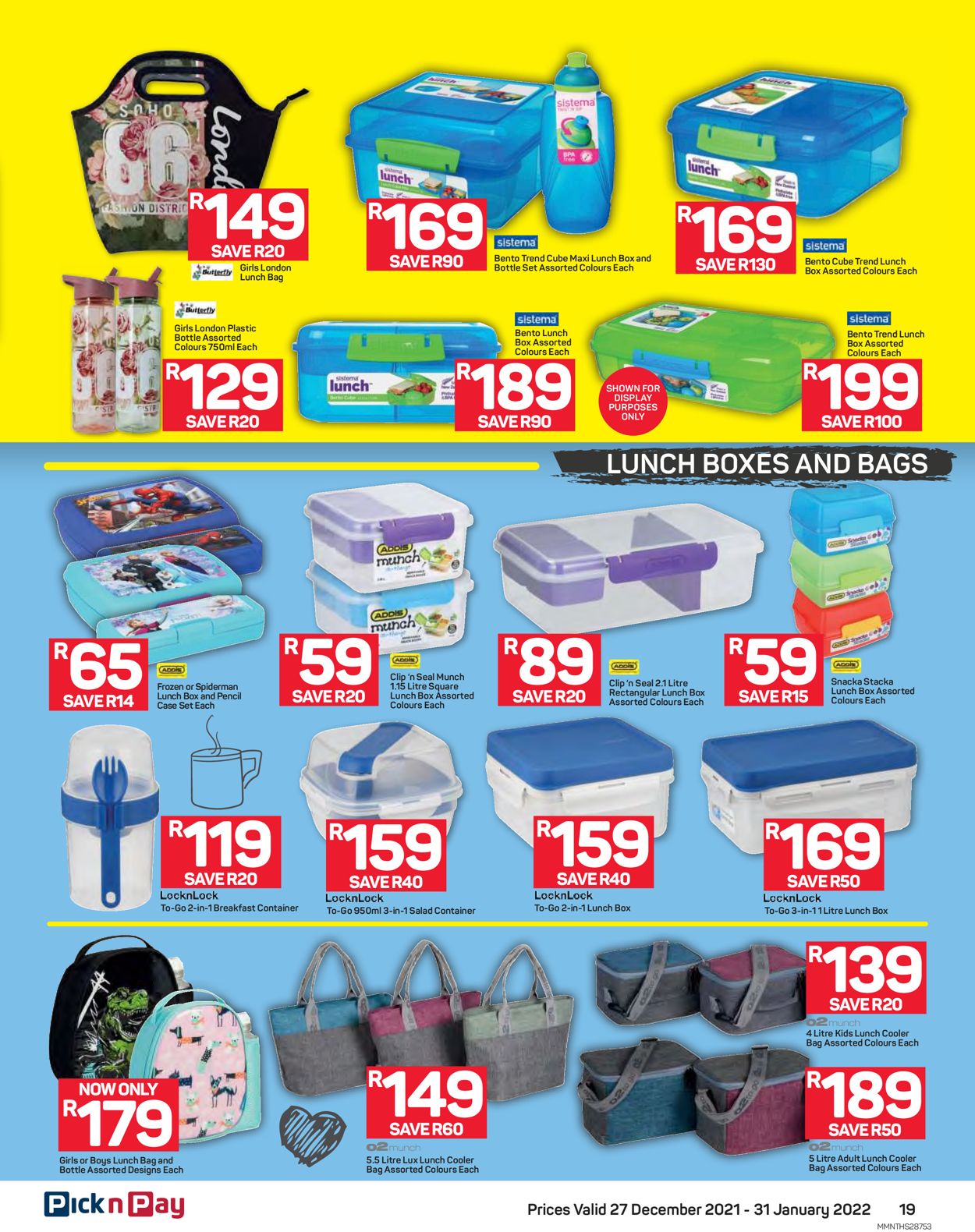 Pick n Pay Catalogue - 2021/12/27-2022/01/31 (Page 19)