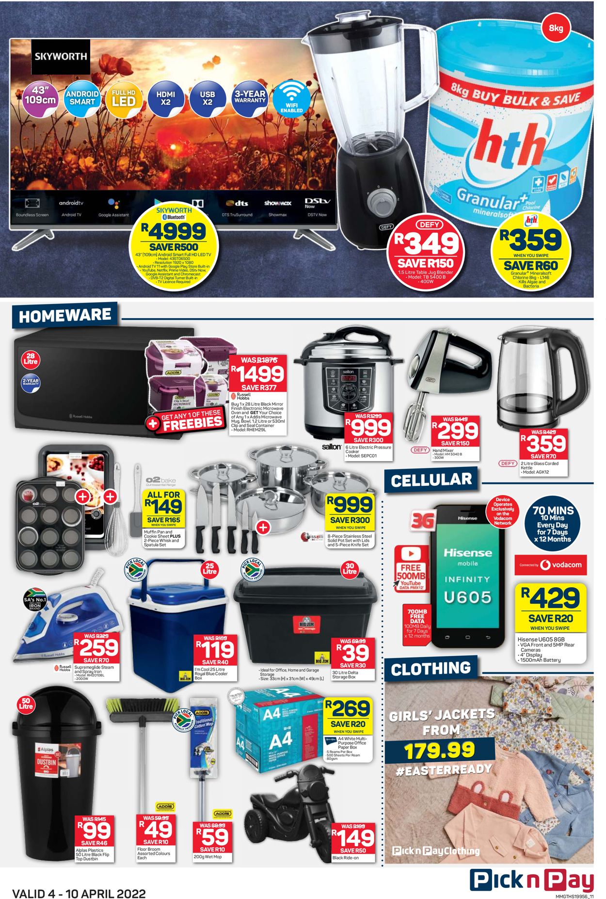 Pick n Pay EASTER 2022 Catalogue - 2022/04/04-2022/04/10 (Page 11)