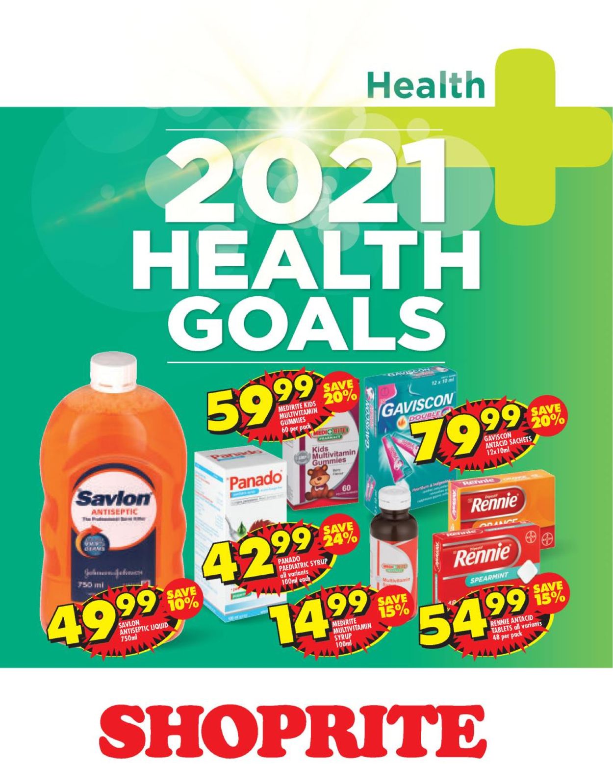 Shoprite Health Goals 2021 Catalogue - 2021/01/22-2021/02/10